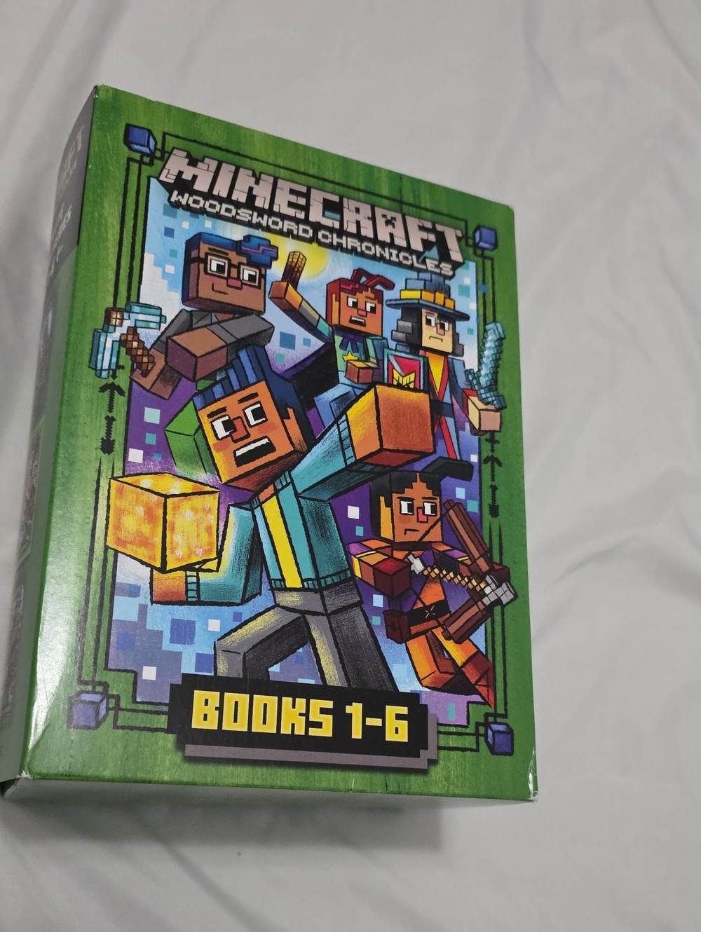 Minecraft Woodsword Chronicles Books 1-6 - Green Box Set